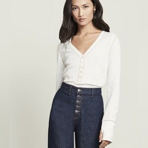 Veronica Beard Elma Henley Top